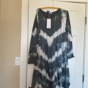 VASNA TIE DYE KNIT DRESS MADE IN ITALY Size M NWT